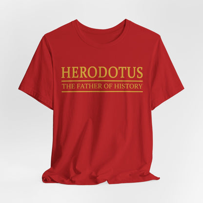 Red / S Herodotus Father of History T-Shirt