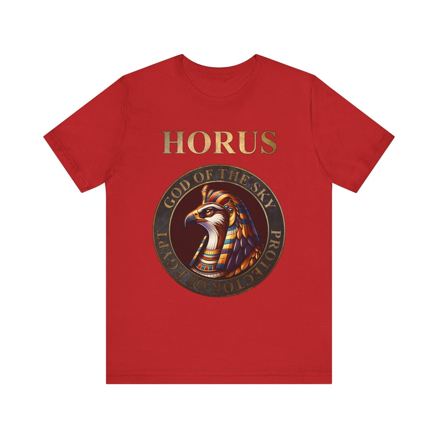 Red / S Horus Protector of Egypt T-Shirt