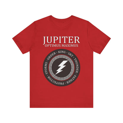 Red / S Jupiter Optimus Maximus - Ancient Roman God T-Shirt