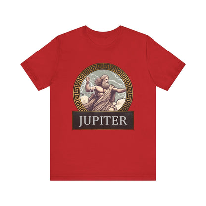 Red / S Jupiter Roman God T-Shirt