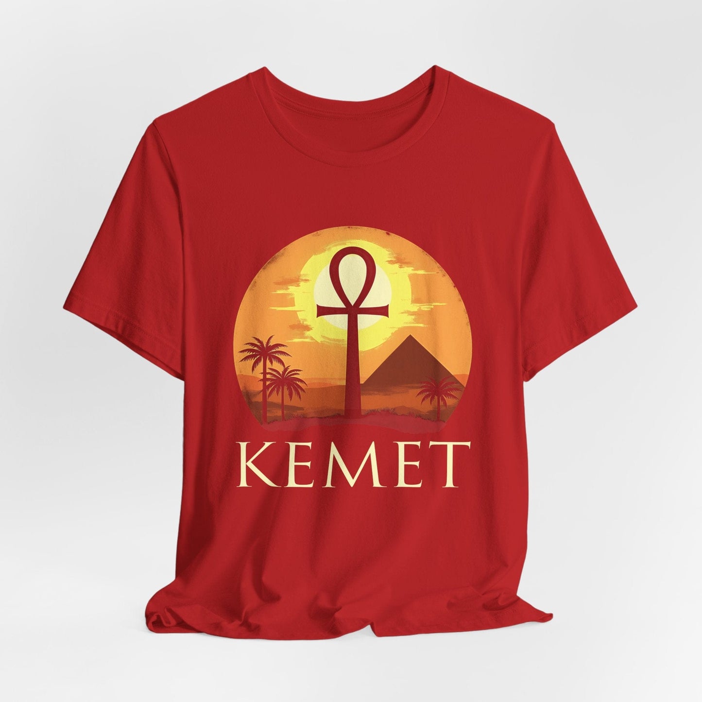 Red / S Kemet Ancient Egypt T-Shirt