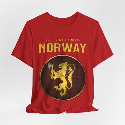Red / S Kingdom of Norway Heraldry T-Shirt