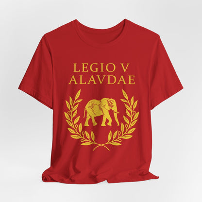 Red / S Legio V Alaudae - Roman Legion T-Shirt