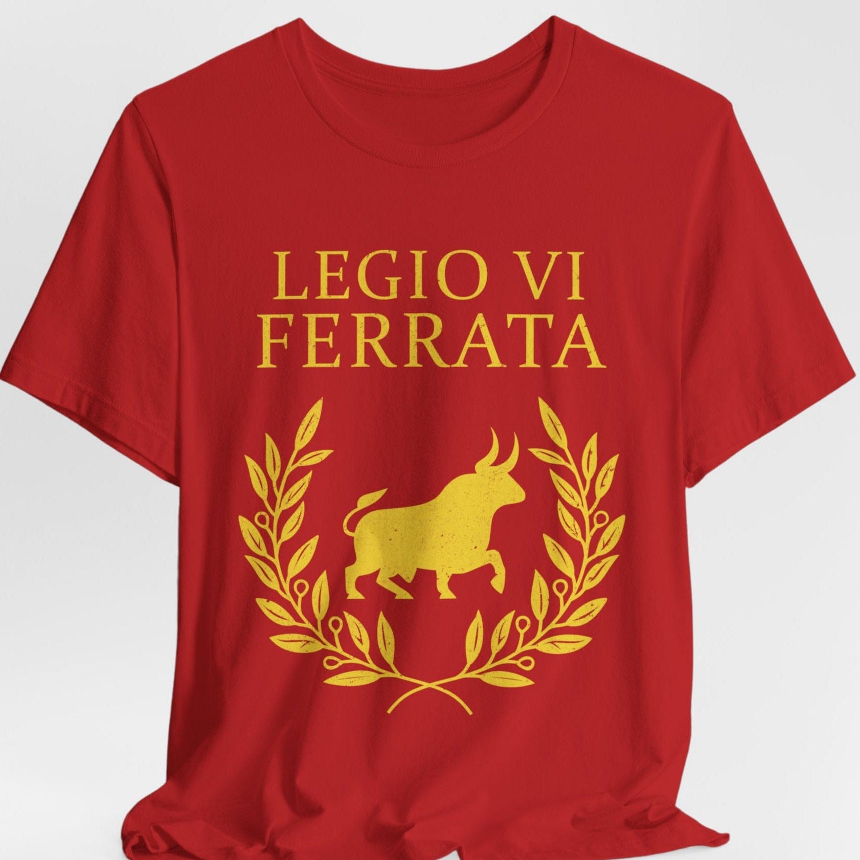 Red / S Legio VI Ferrata - The Ironclads - Roman Legion T-Shirt