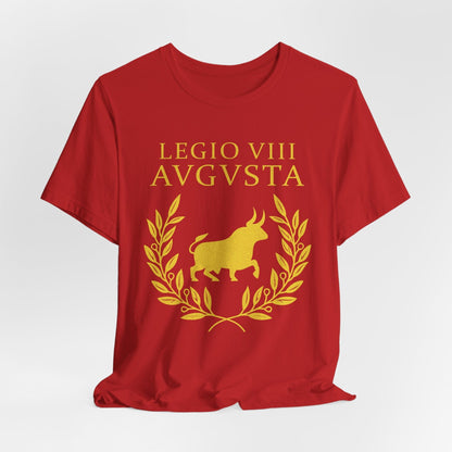 Red / S Legio VIII Augusta - Roman Legion T-Shirt