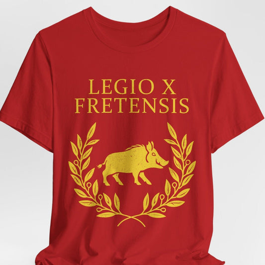 Red / S Legio X Fretensis - Roman Legion T-Shirt