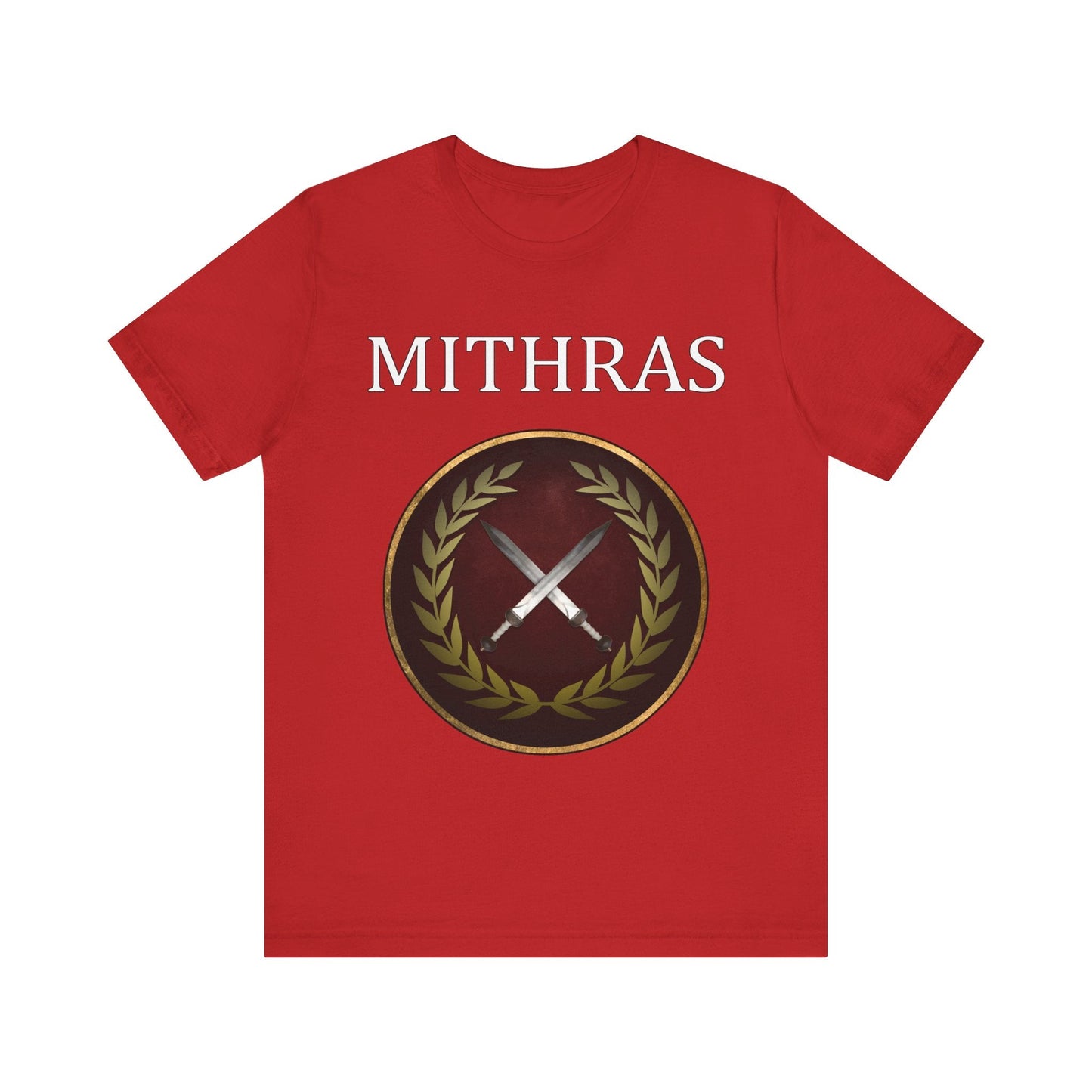 Red / S Mithras - Ancient Roman Cult of Mithras T-Shirt