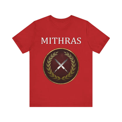 Red / S Mithras - Ancient Roman Cult of Mithras T-Shirt