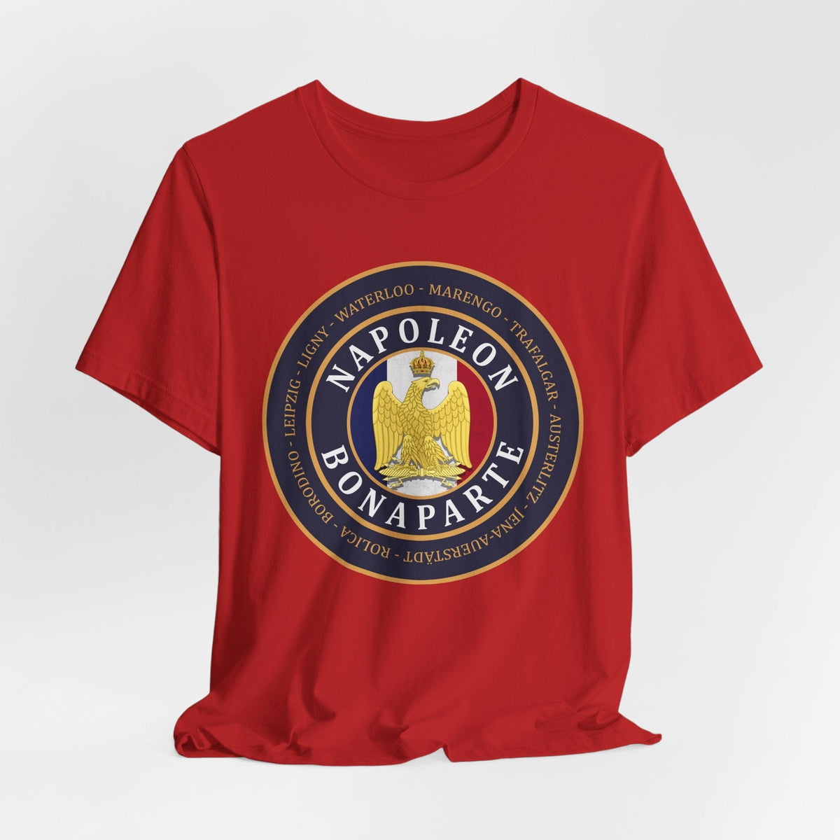 Red / S Napoleon Bonaparte - Napoleonic Wars Battles  T-Shirt