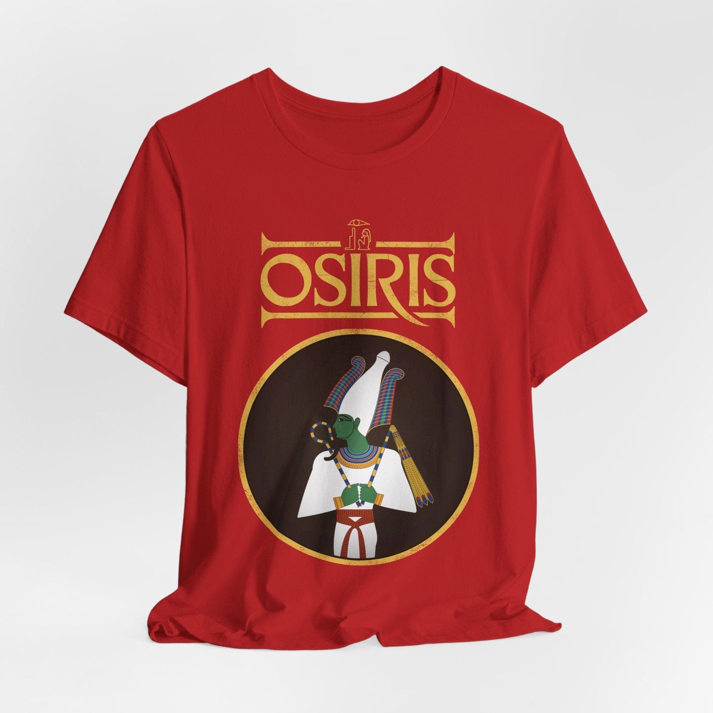 Red / S Osiris Egyptian God T-Shirt
