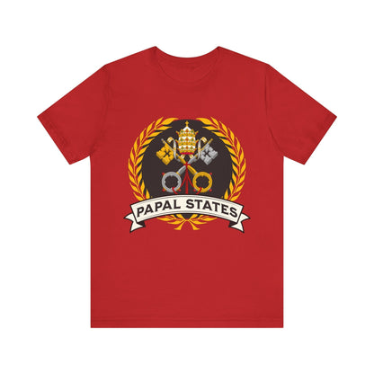Red / S Papal States Heraldry - Papacy Coat of Arms T-Shirt