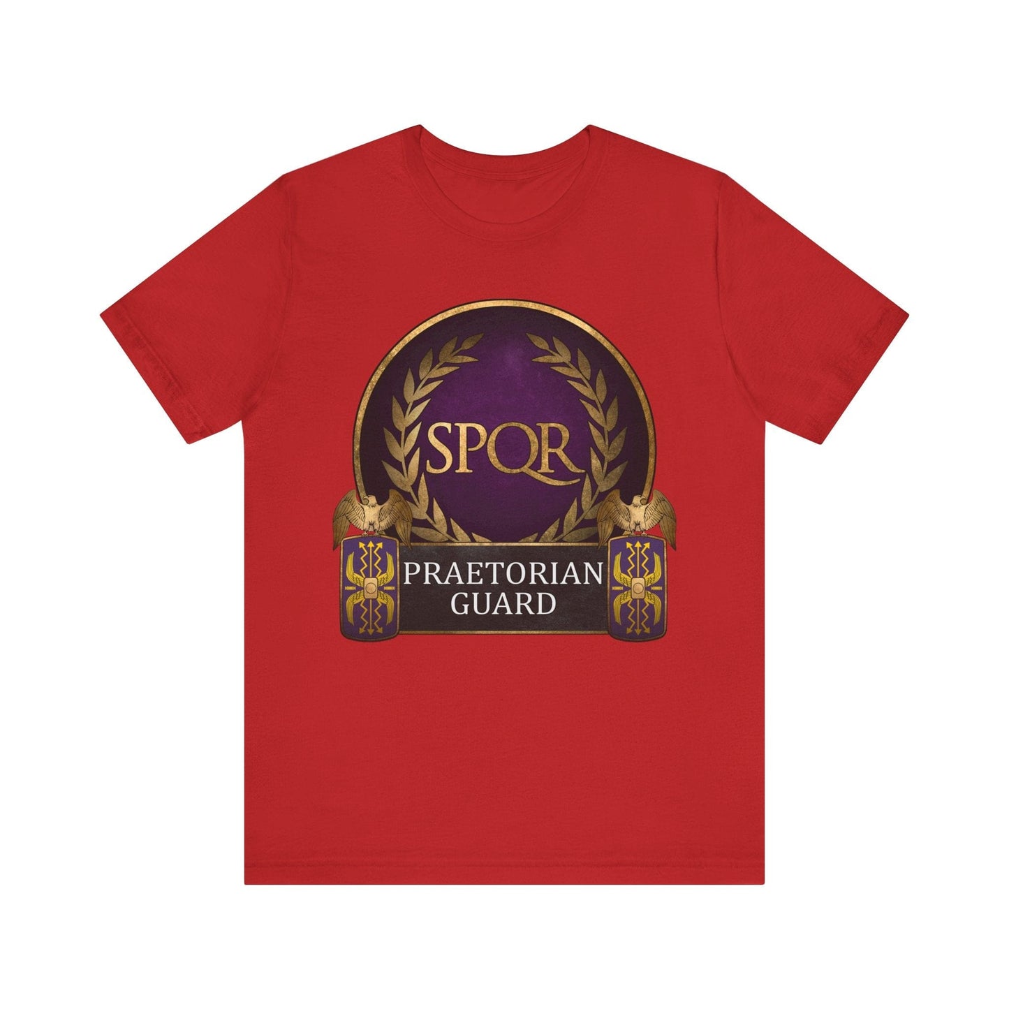 Red / S Praetorian Guard SPQR T-Shirt