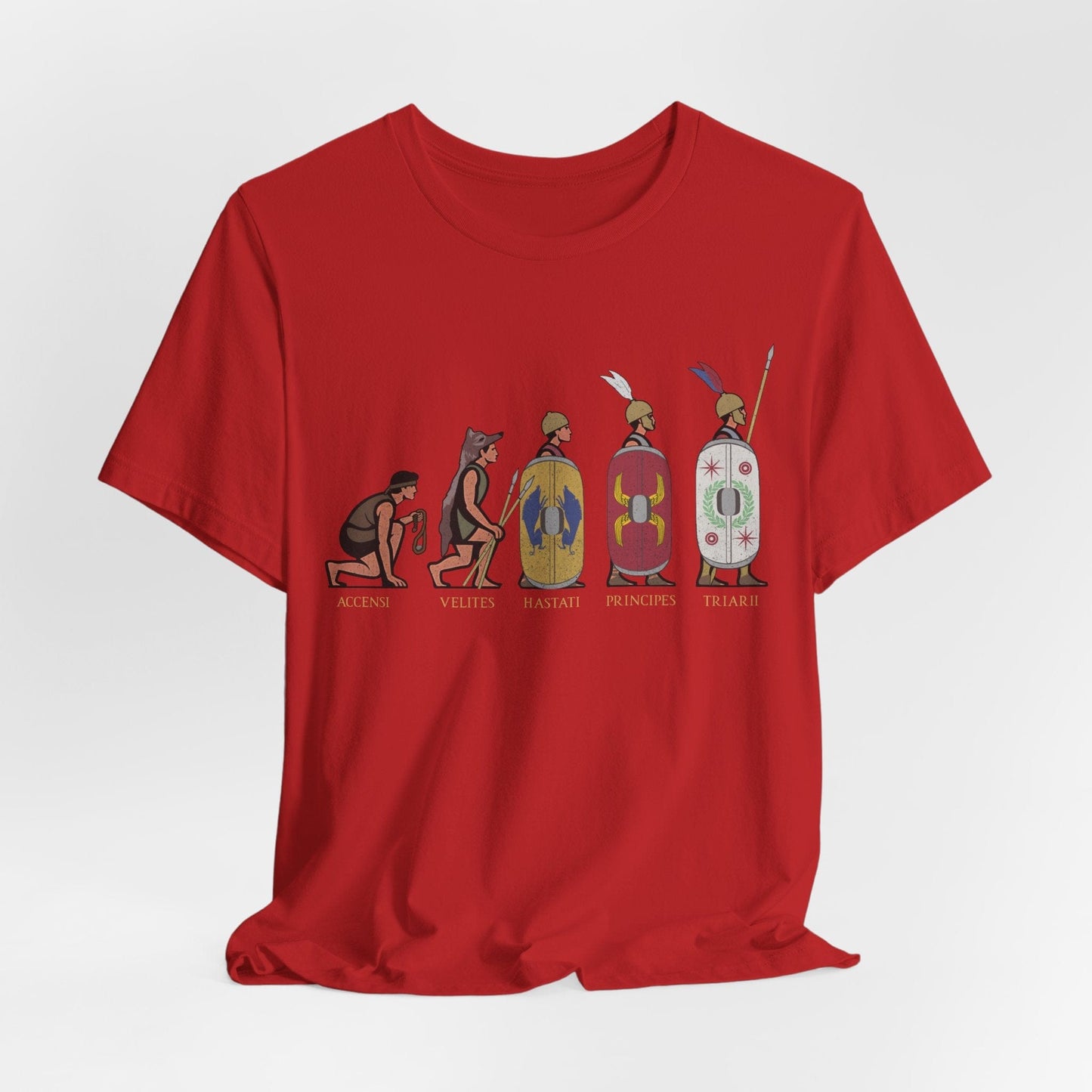 Red / S Roman Army Polybian Evolution T-Shirt
