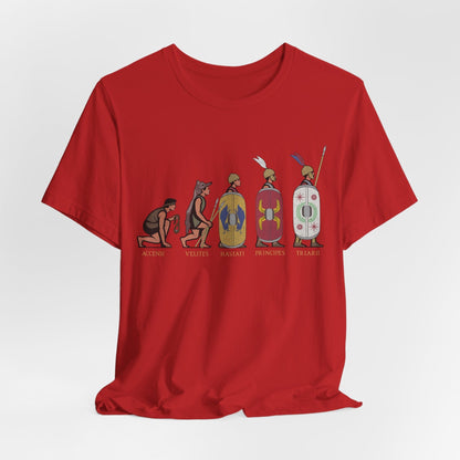 Red / S Roman Army Polybian Evolution T-Shirt