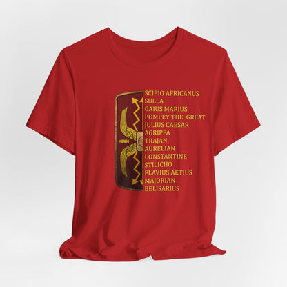 Red / S Roman Generals T-Shirt