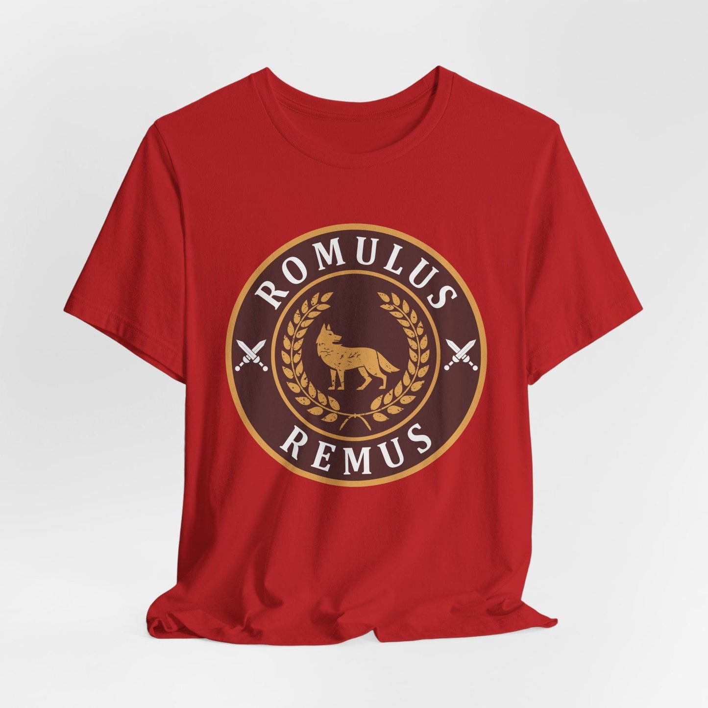 Red / S Romulus and Remus - Founding of Rome T-Shirt