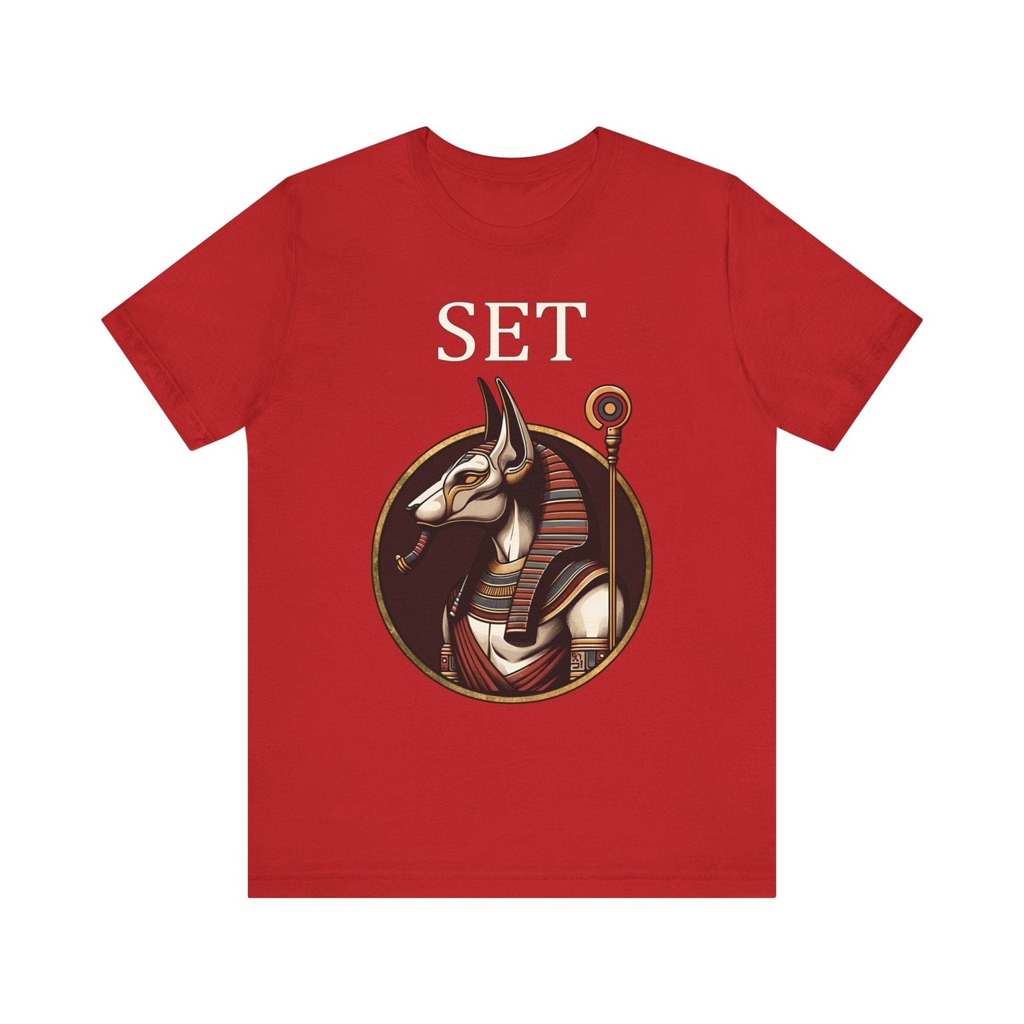 Red / S Set Ancient Egyptian God T-Shirt