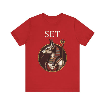 Red / S Set Ancient Egyptian God T-Shirt