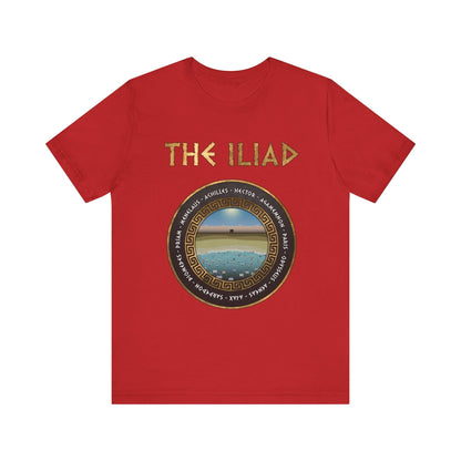 Red / S The Iliad - Heroes of the Trojan War T-Shirt