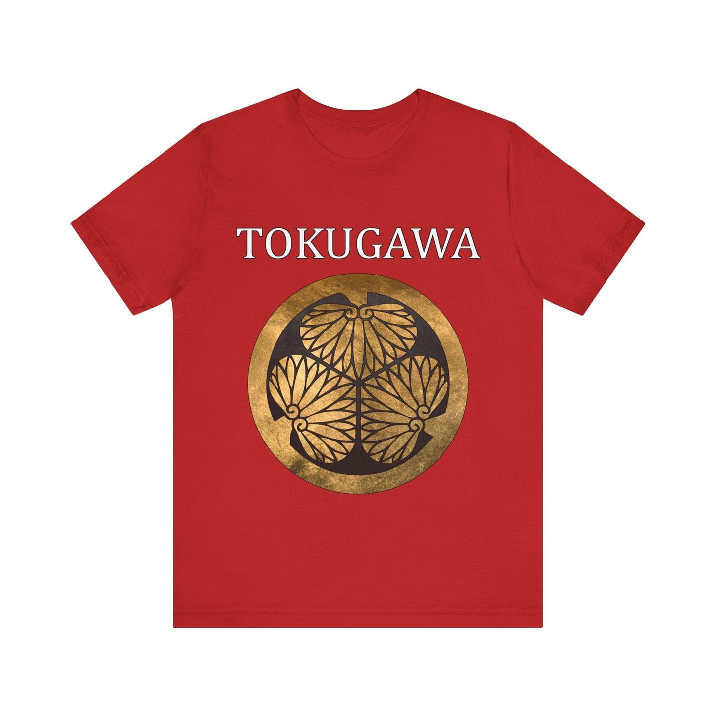 Red / S Tokugawa Shogunate Symbol T-Shirt