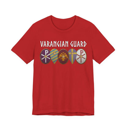 Red / S Varangian Guard Byzantine Shields T-Shirt