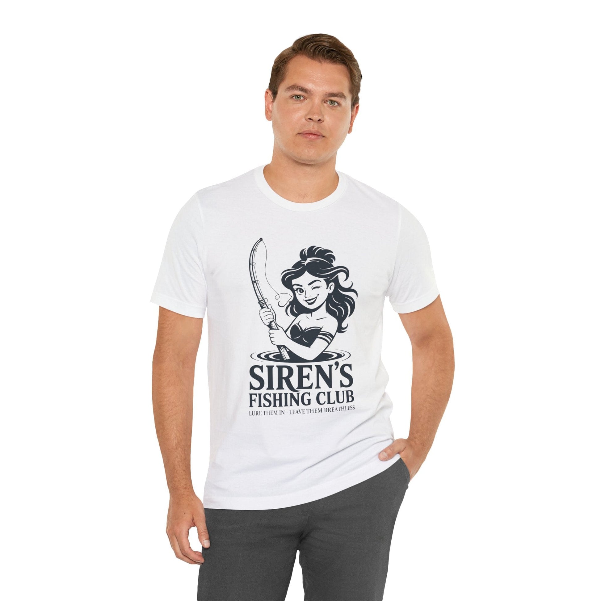 Siren's Fishing Club - Funny Greek Mythology T-Shirt