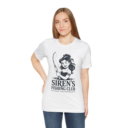 Siren's Fishing Club - Funny Greek Mythology T-Shirt