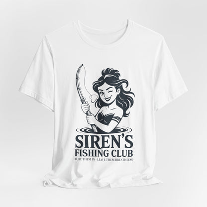 Siren's Fishing Club - Funny Greek Mythology T-Shirt