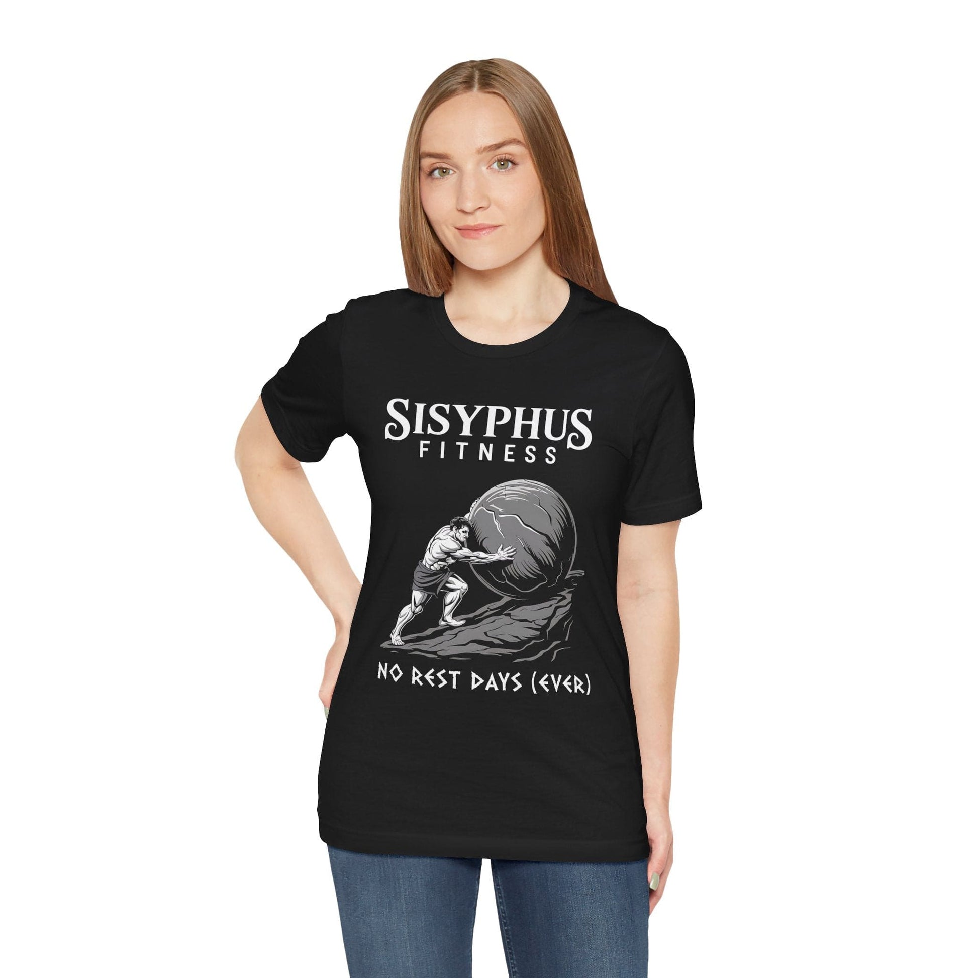 Sisyphus Fitness Funny Greek Mythology T-Shirt