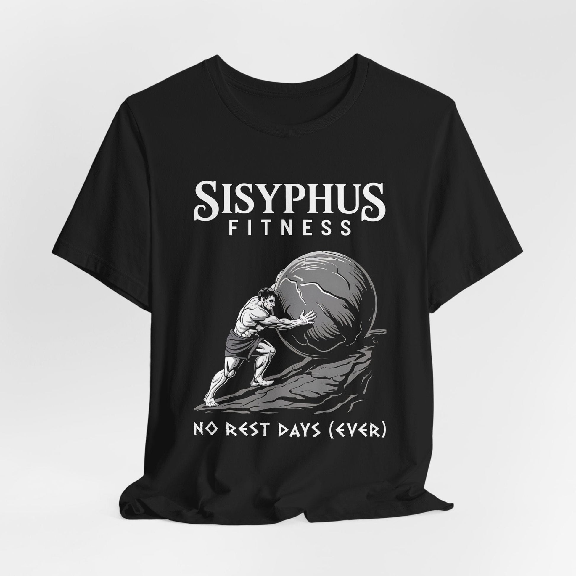 Sisyphus Fitness Funny Greek Mythology T-Shirt