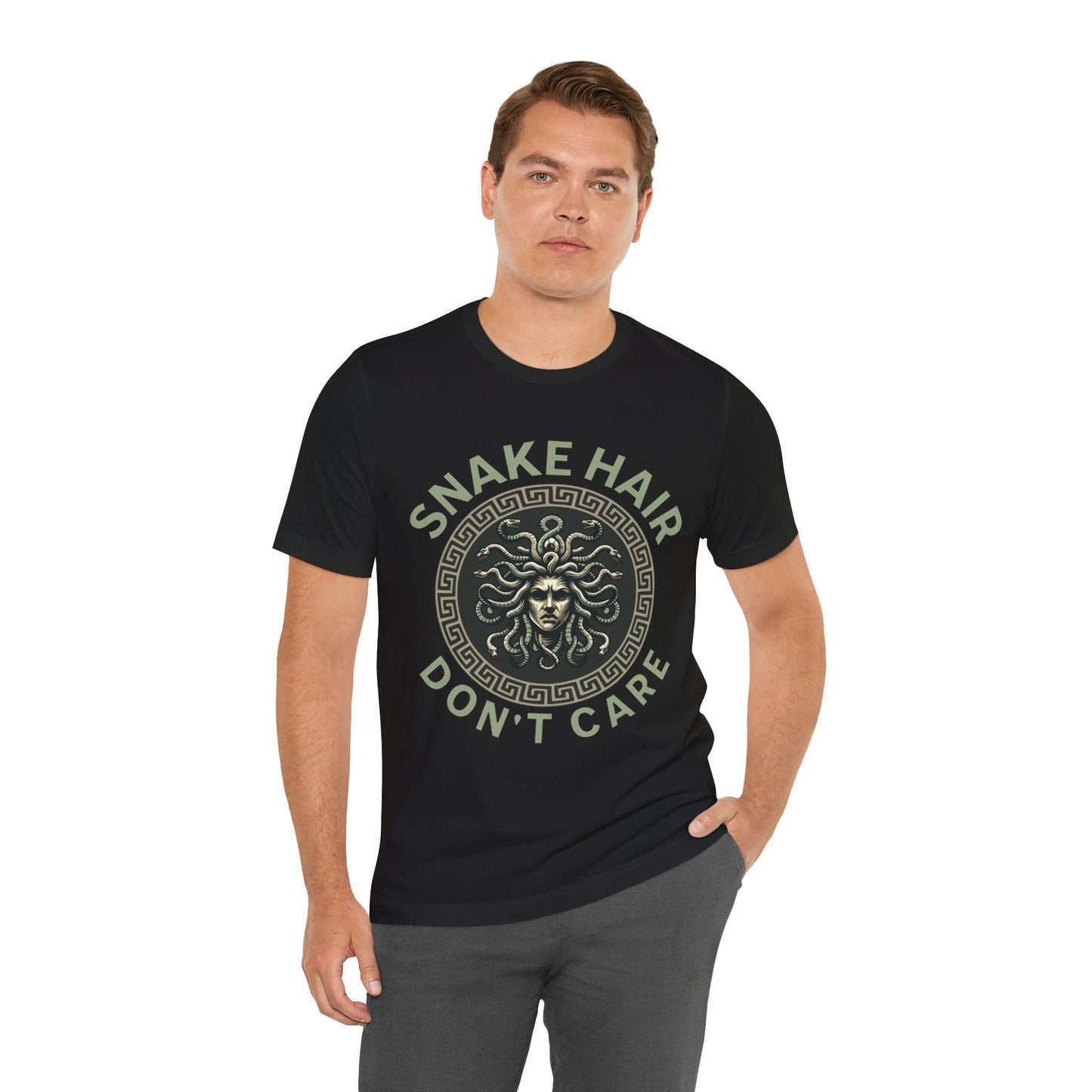 Snake Hair Don't Care Medusa T-Shirt