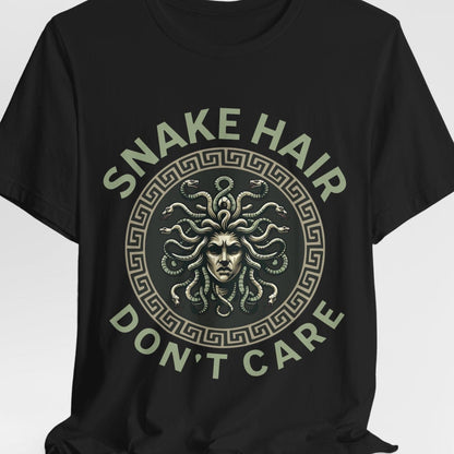 Snake Hair Don't Care Medusa T-Shirt