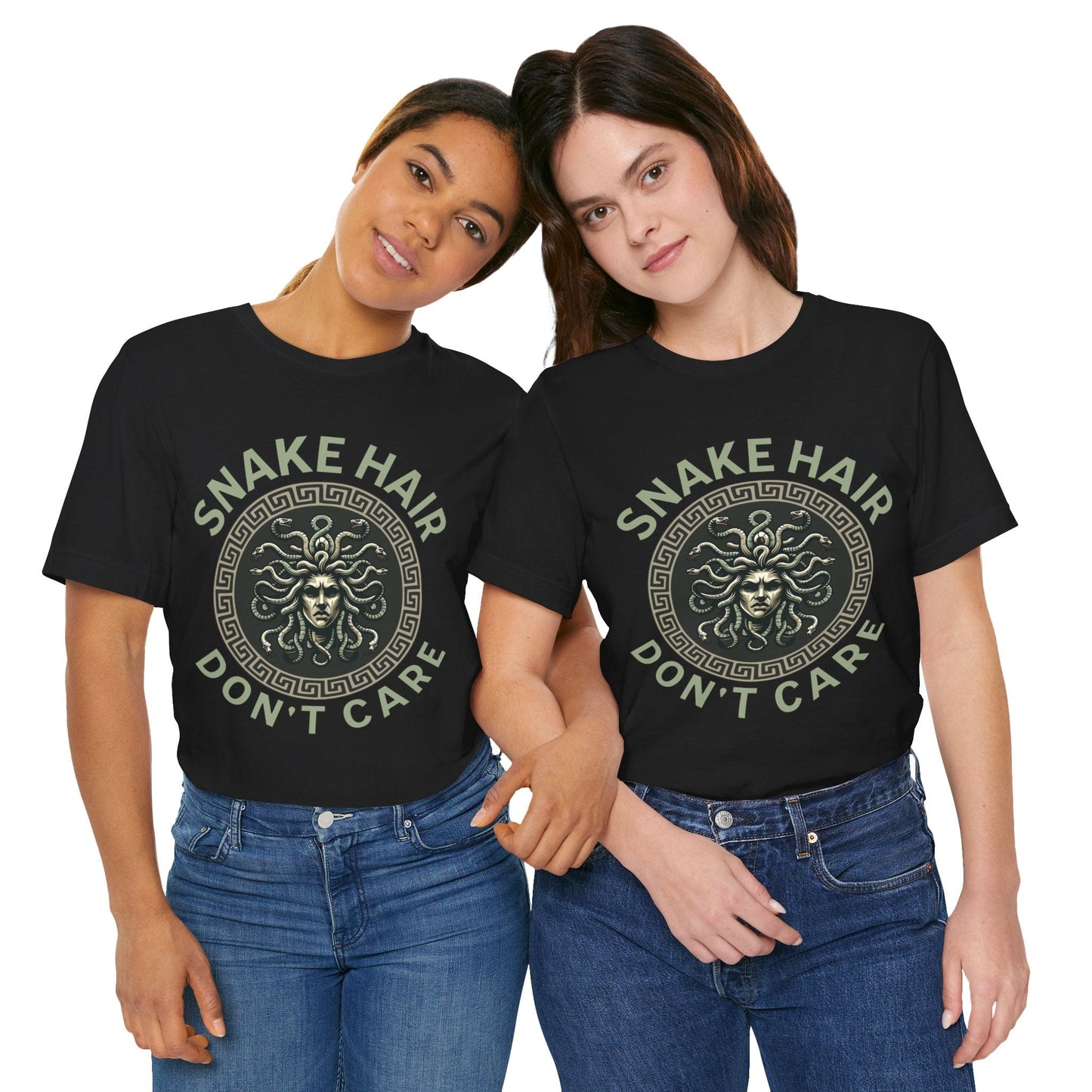 Snake Hair Don't Care Medusa T-Shirt