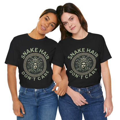 Snake Hair Don't Care Medusa T-Shirt