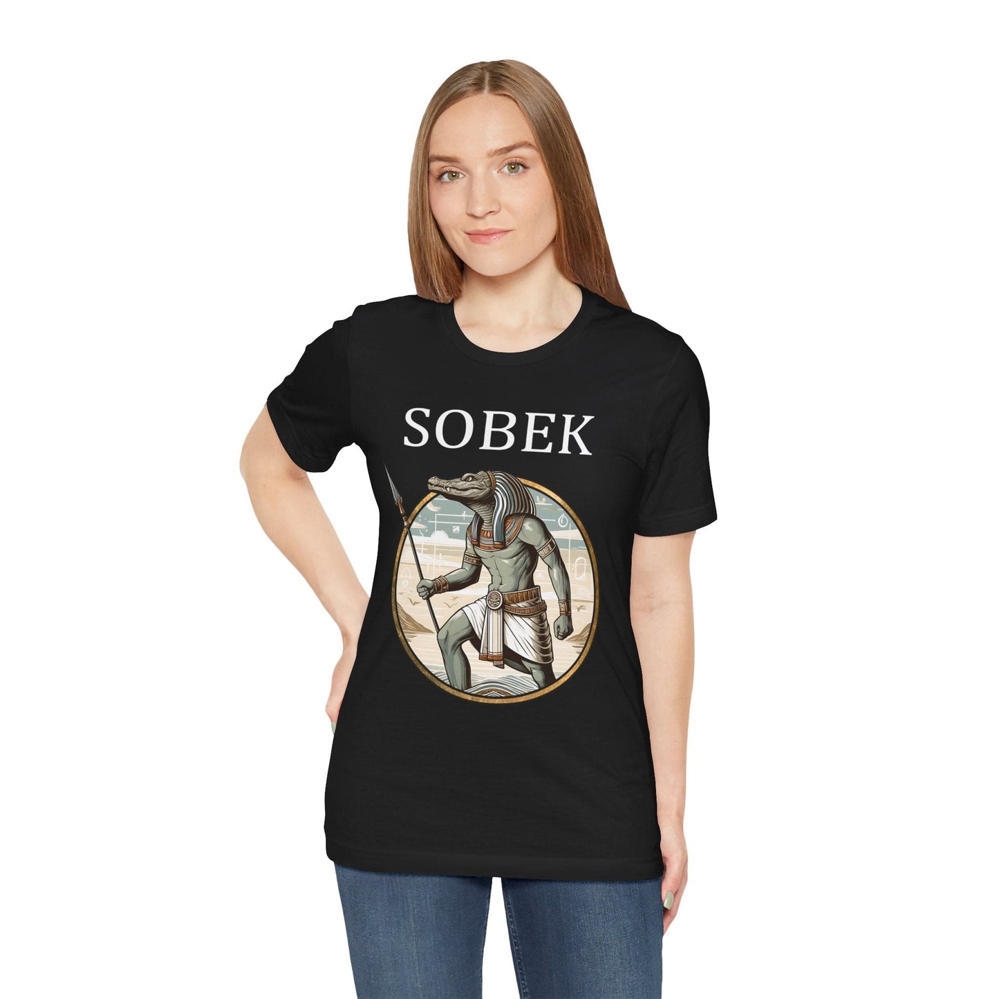 Sobek Egyptian God of the Nile and Crocodiles T-Shirt