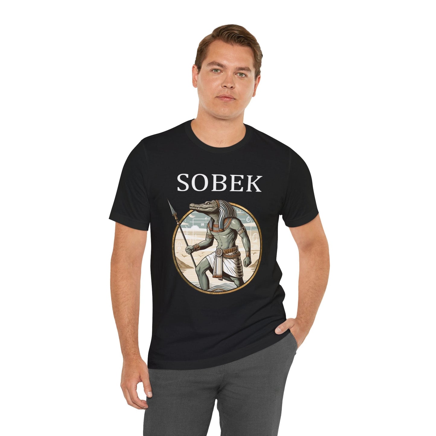 Sobek Egyptian God of the Nile and Crocodiles T-Shirt