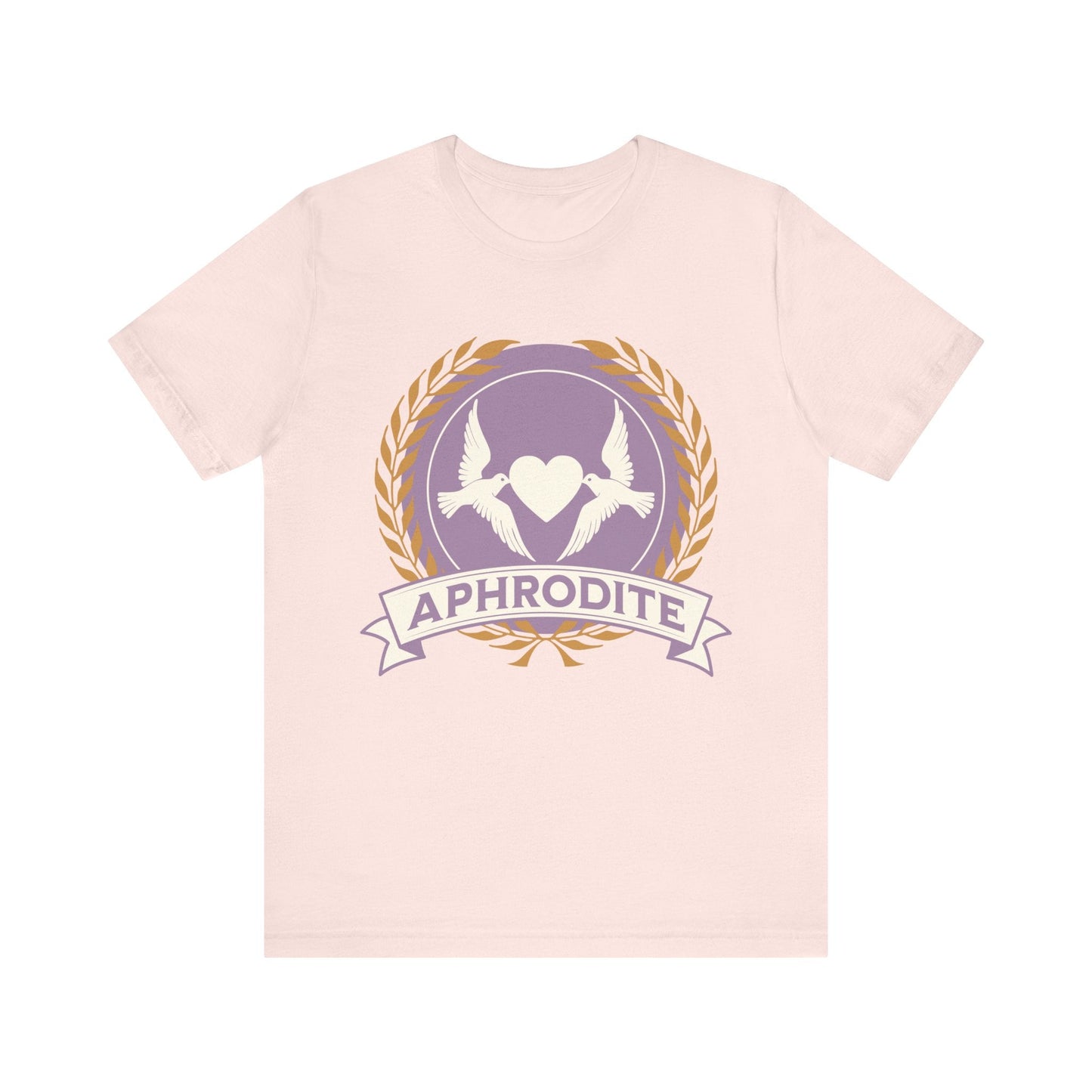 Soft Pink / S Aphrodite Greek Goddess - Doves of Aphrodite T-shirt