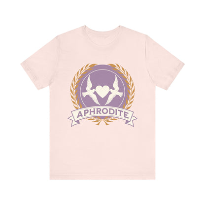 Soft Pink / S Aphrodite Greek Goddess - Doves of Aphrodite T-shirt