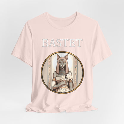 Soft Pink / S Bastet Egyptian Goddess T-Shirt