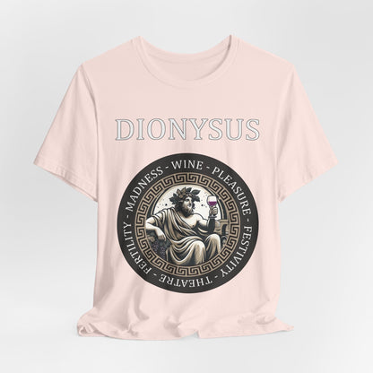 Soft Pink / S Dionysus Greek God T-Shirt