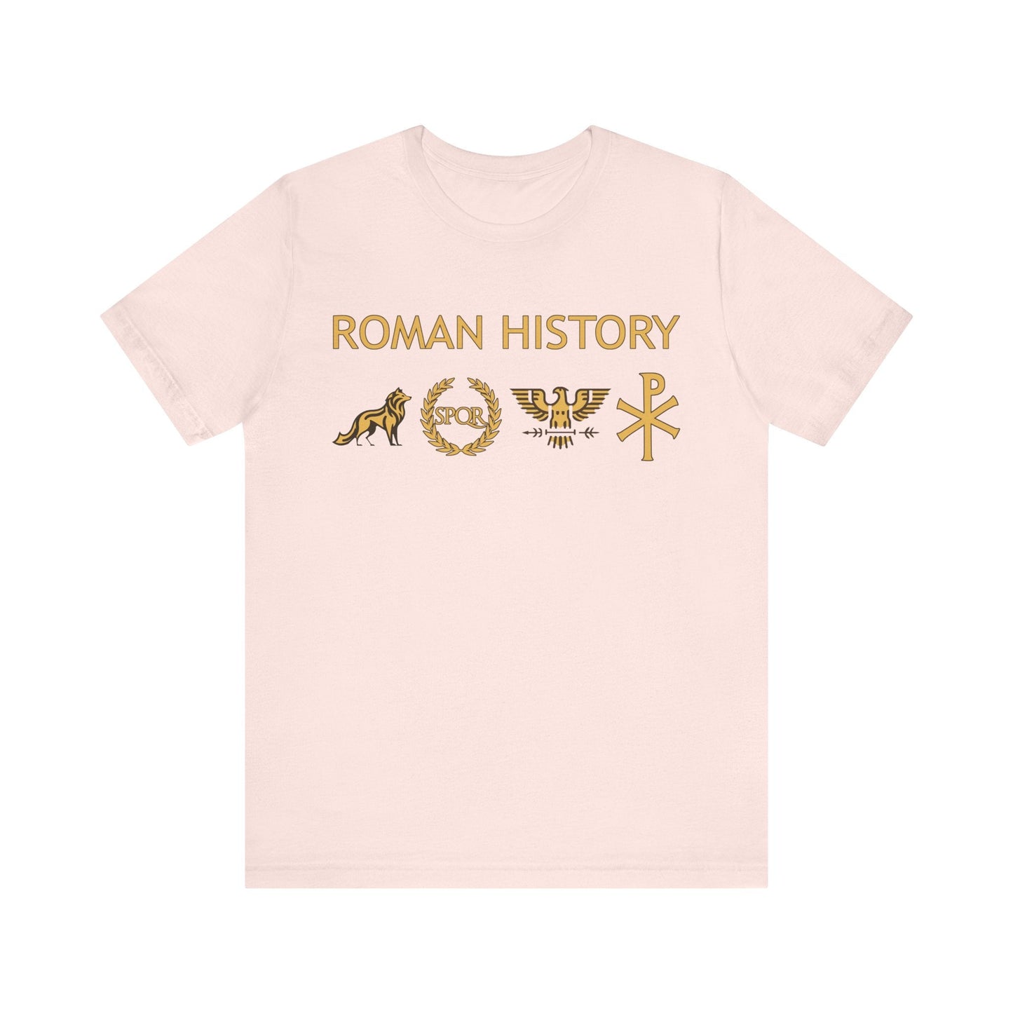 Soft Pink / S Roman History - From Kingdom to Empire - Ancient Rome T-shirt