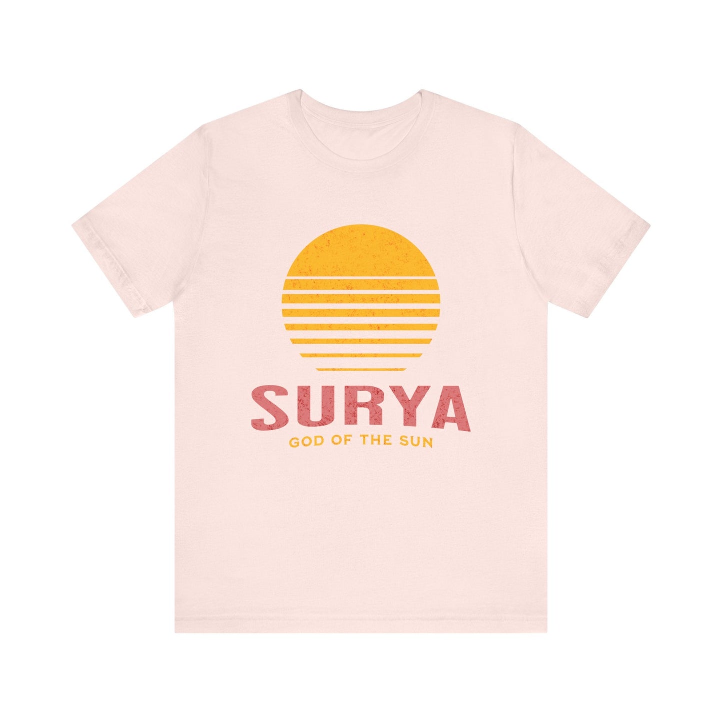 Soft Pink / S Surya God of the Sun - Hindu Mythology and Hinduism T-shirt