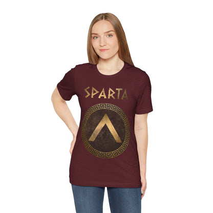 Sparta Ancient Spartan Shield Lambda Symbol T-Shirt