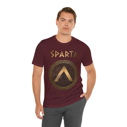 Sparta Ancient Spartan Shield Lambda Symbol T-Shirt