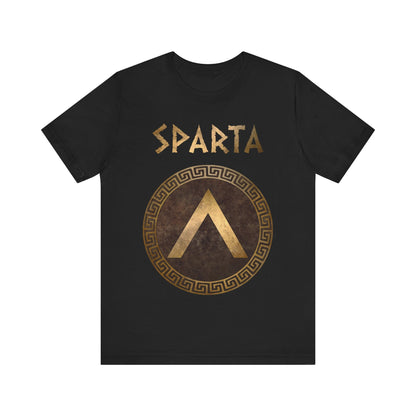 Sparta Ancient Spartan Shield Lambda Symbol T-Shirt