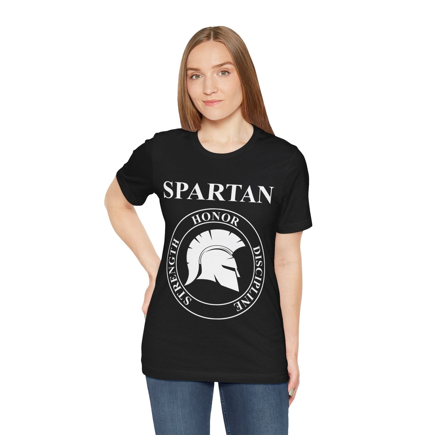 Spartan Warrior Virtues of Sparta Helmet T-shirt