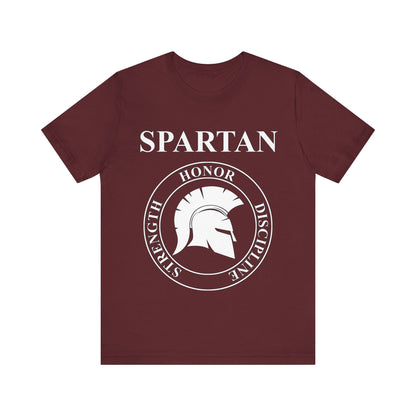 Spartan Warrior Virtues of Sparta Helmet T-shirt