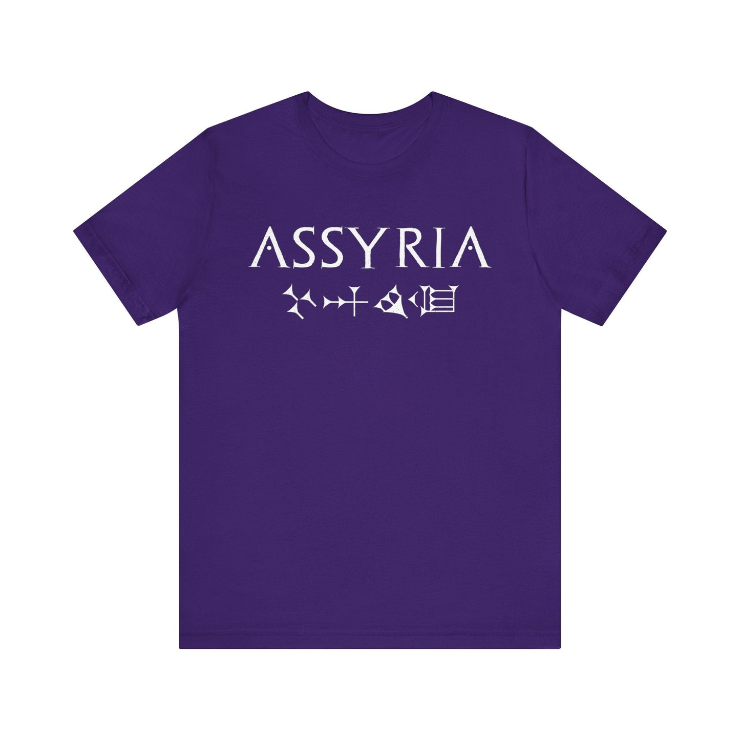 Team Purple / S Assyria Cuneiform - Bronze Age History - Assyrian T-shirt