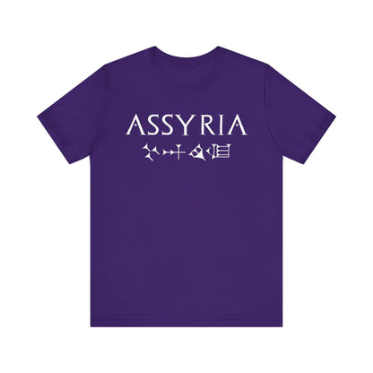 Team Purple / S Assyria Cuneiform - Bronze Age History - Assyrian T-shirt