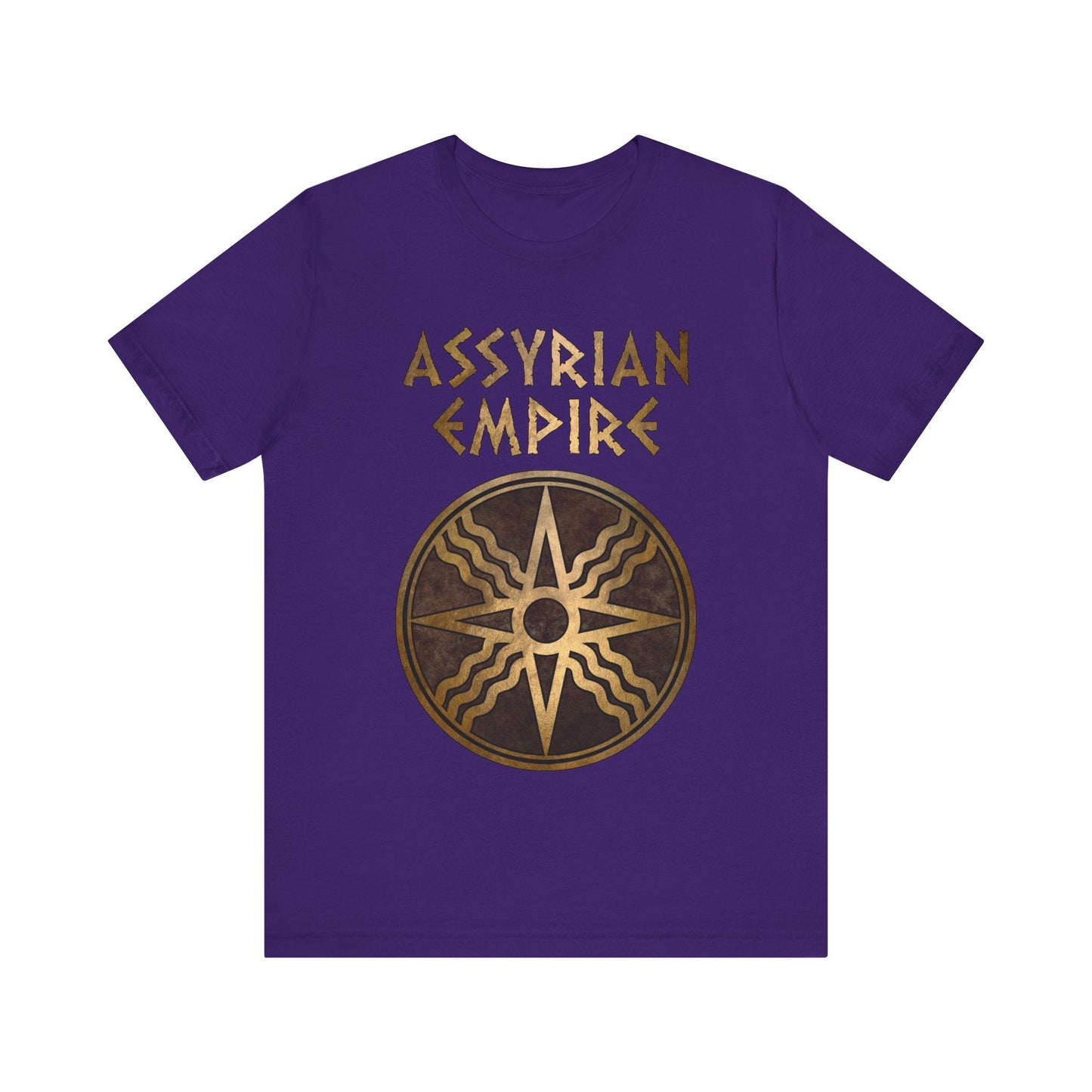 Team Purple / S Assyrian Empire Symbol of Shamath T-Shirt